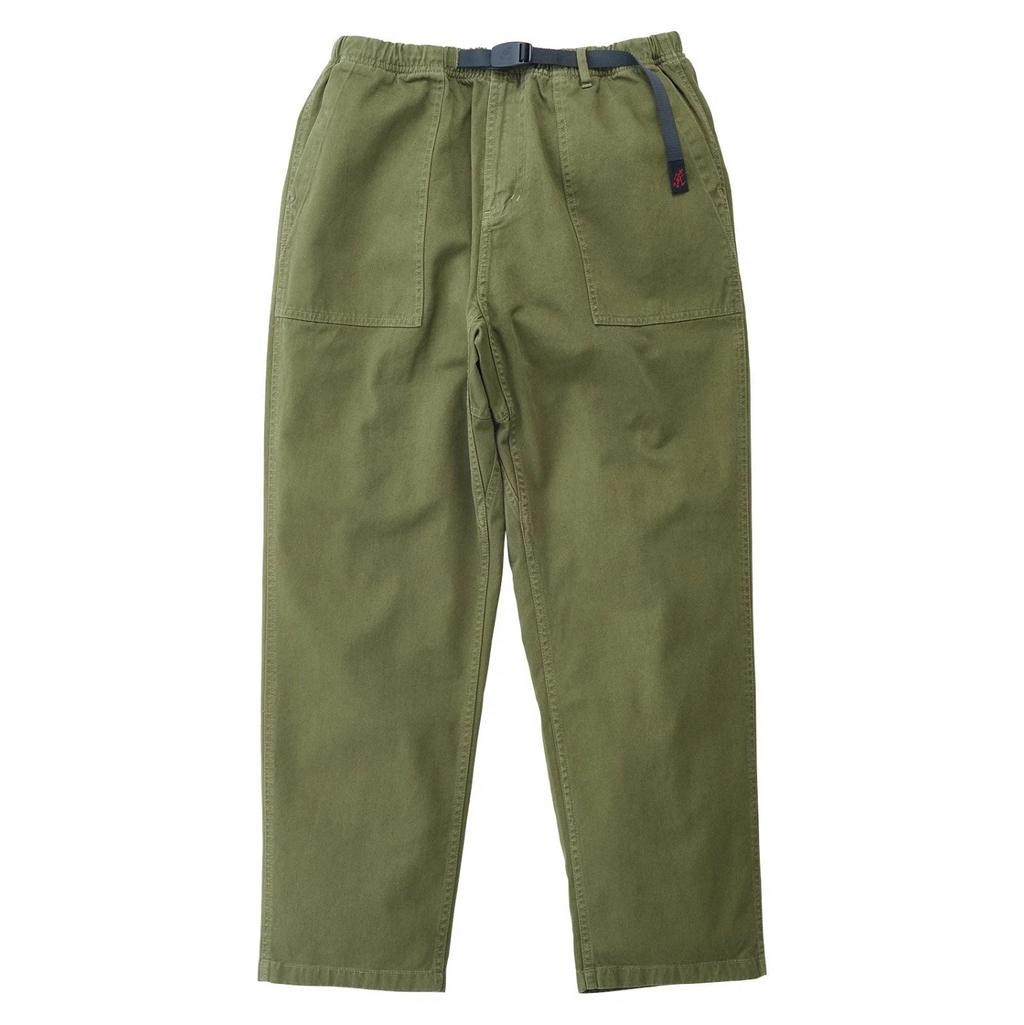 GRAMICCI Loose Tapered Ridge Trousers in Green