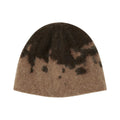 GRAMICCI Mohair Splatter Beanie in Taupe