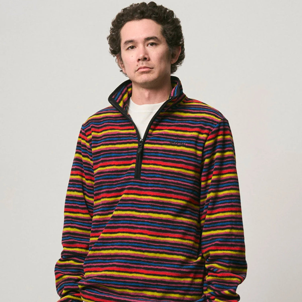 GRAMICCI Thermal Fleece Pullover in Multi Stripe