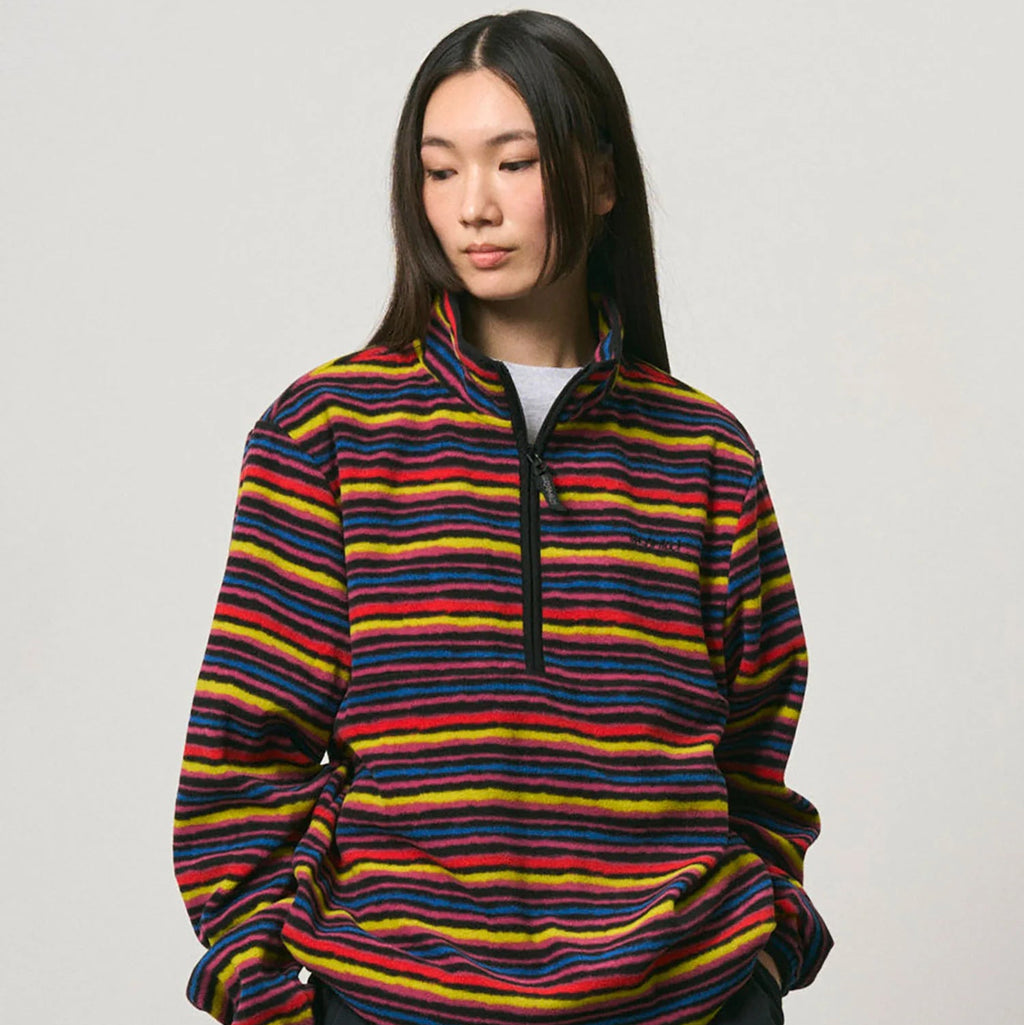 GRAMICCI Thermal Fleece Pullover in Multi Stripe