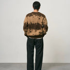 GRAMICCI Mohair Splatter Sweater in Taupe