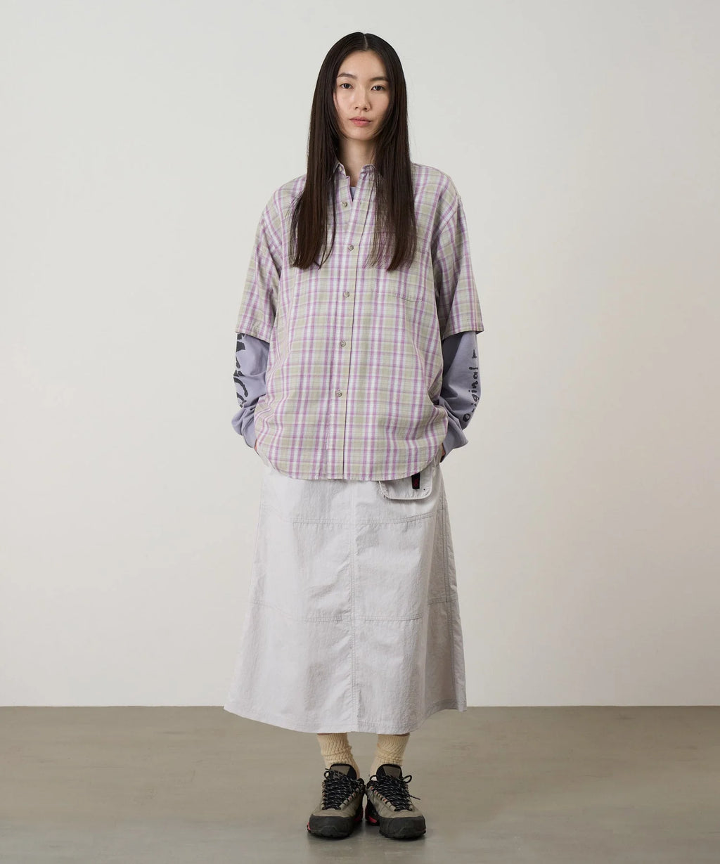 Womens GRAMICCI Nylon Utility Skirt in ECRU