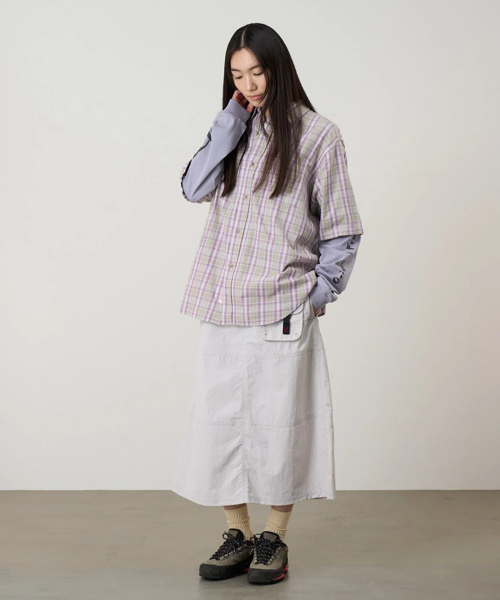 Womens GRAMICCI Nylon Utility Skirt in ECRU