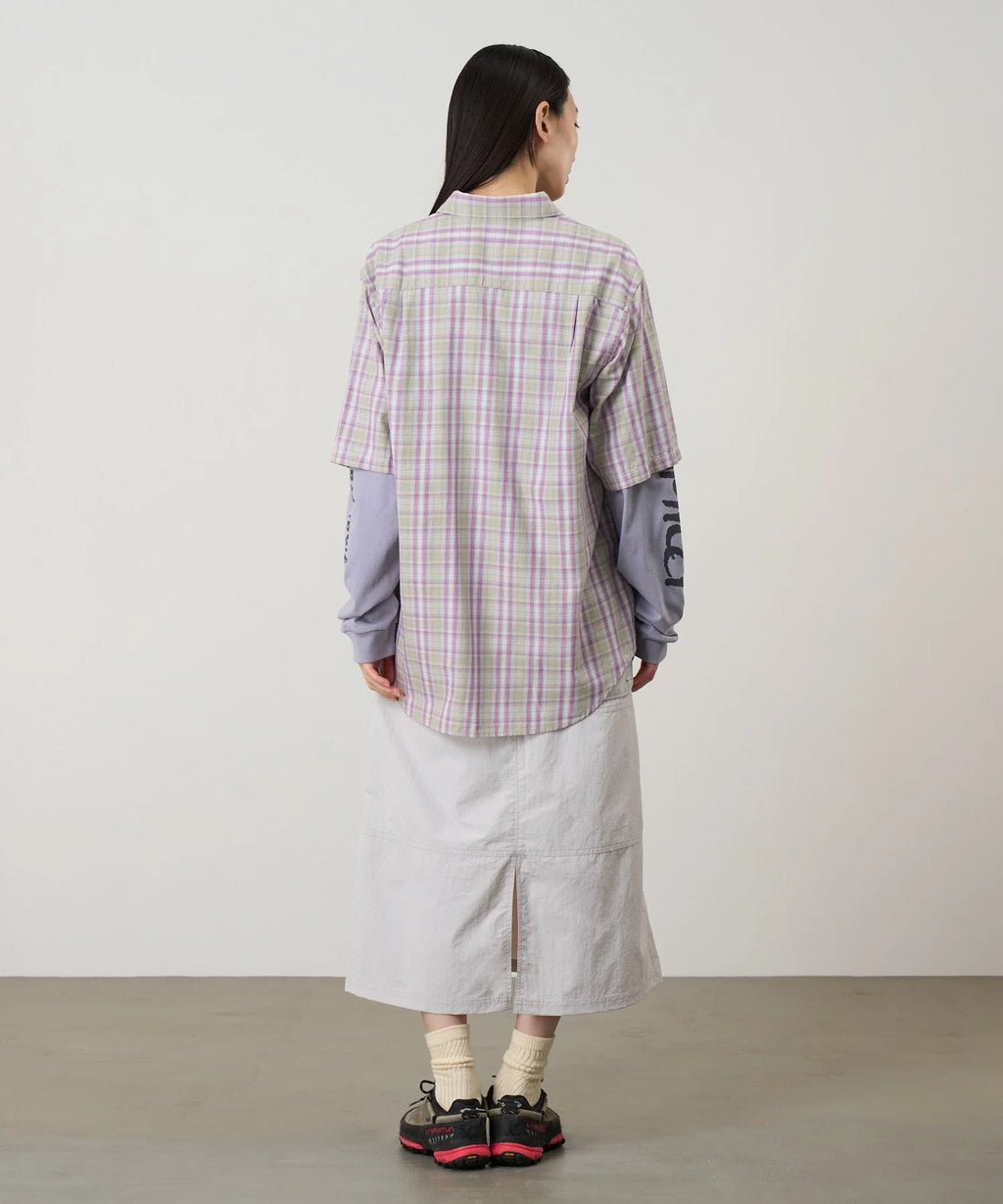 Womens GRAMICCI Nylon Utility Skirt in ECRU
