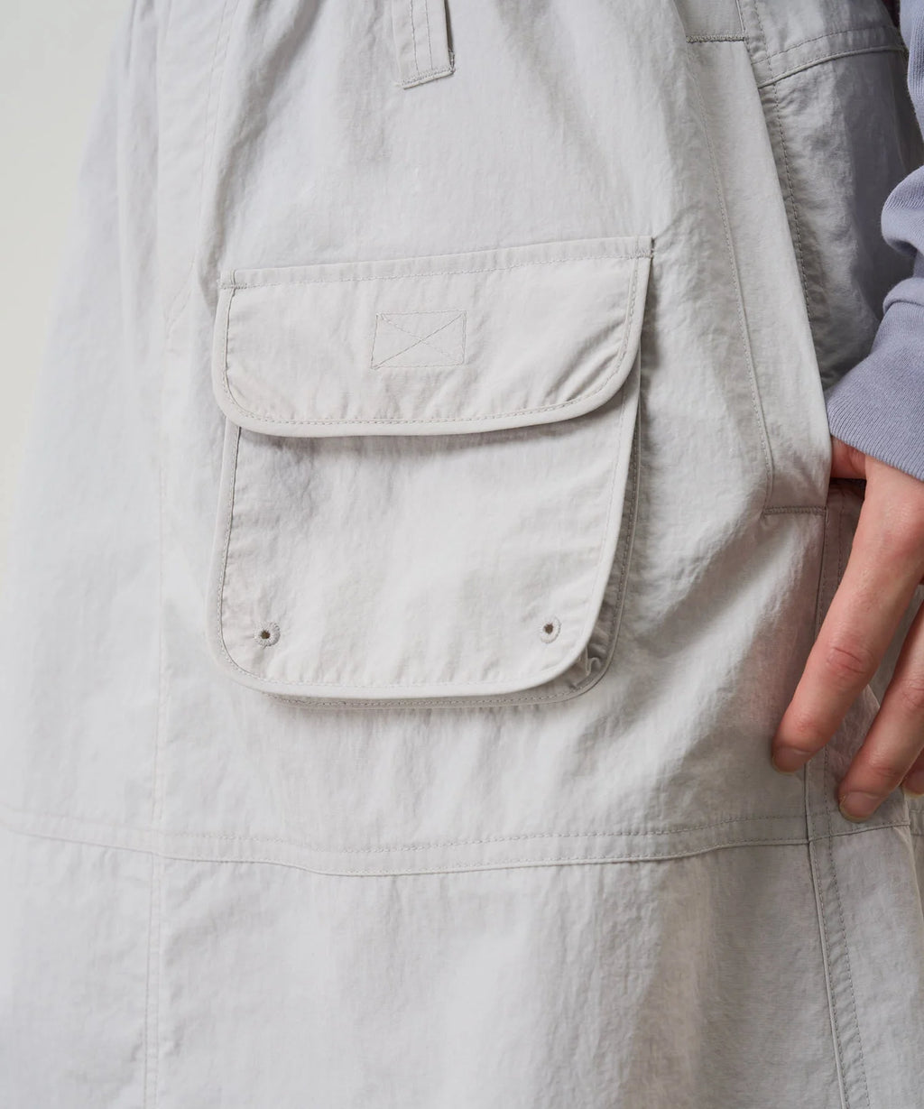 Womens GRAMICCI Nylon Utility Skirt in ECRU