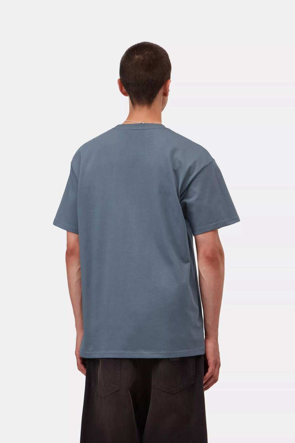 CARHARTT WIP Chase T-Shirt in Icesheet Blue
