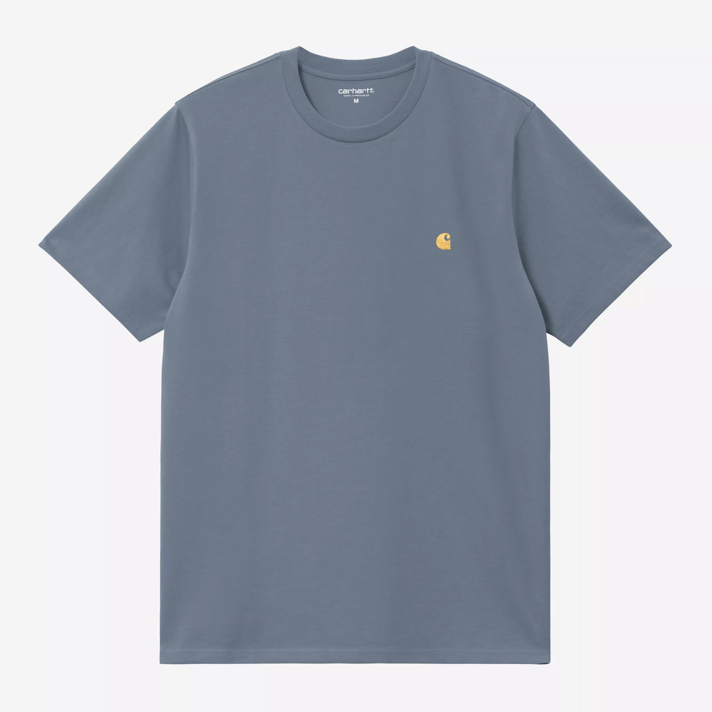 CARHARTT WIP Chase T-Shirt in Icesheet Blue