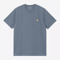 CARHARTT WIP Chase T-Shirt in Icesheet Blue