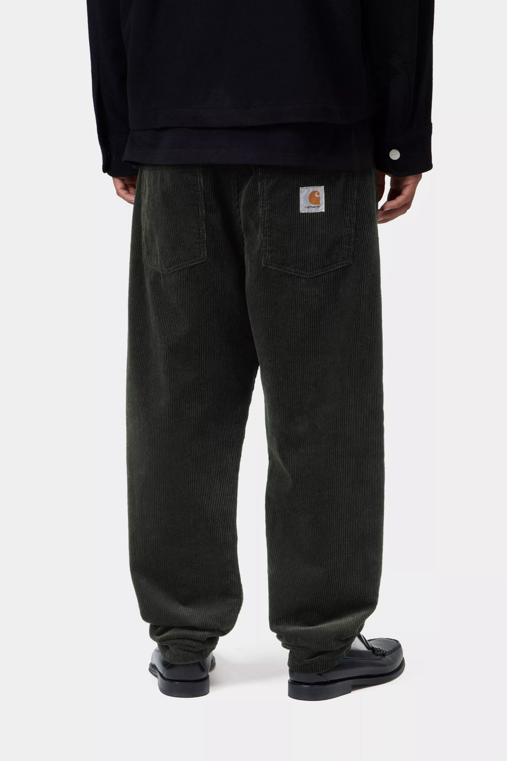 CARHARTT WIP Newel Corduroy Trousers in Raven