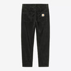 CARHARTT WIP Newel Corduroy Trousers in Raven