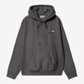 CARHARTT WIP American Script Hoodie in Graphite