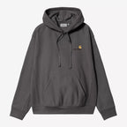 CARHARTT WIP American Script Hoodie in Graphite