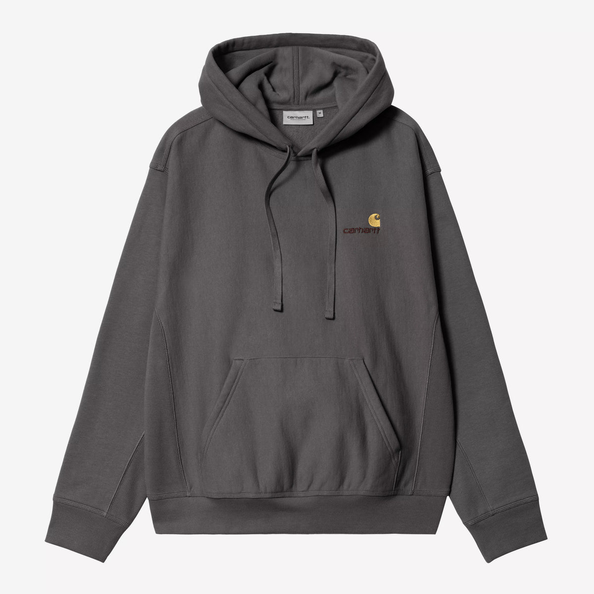 CARHARTT WIP American Script Hoodie in Graphite