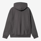 CARHARTT WIP American Script Hoodie in Graphite