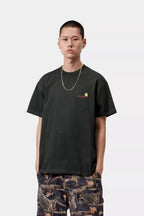 CARHARTT WIP American Script T-Shirt in Raven Green