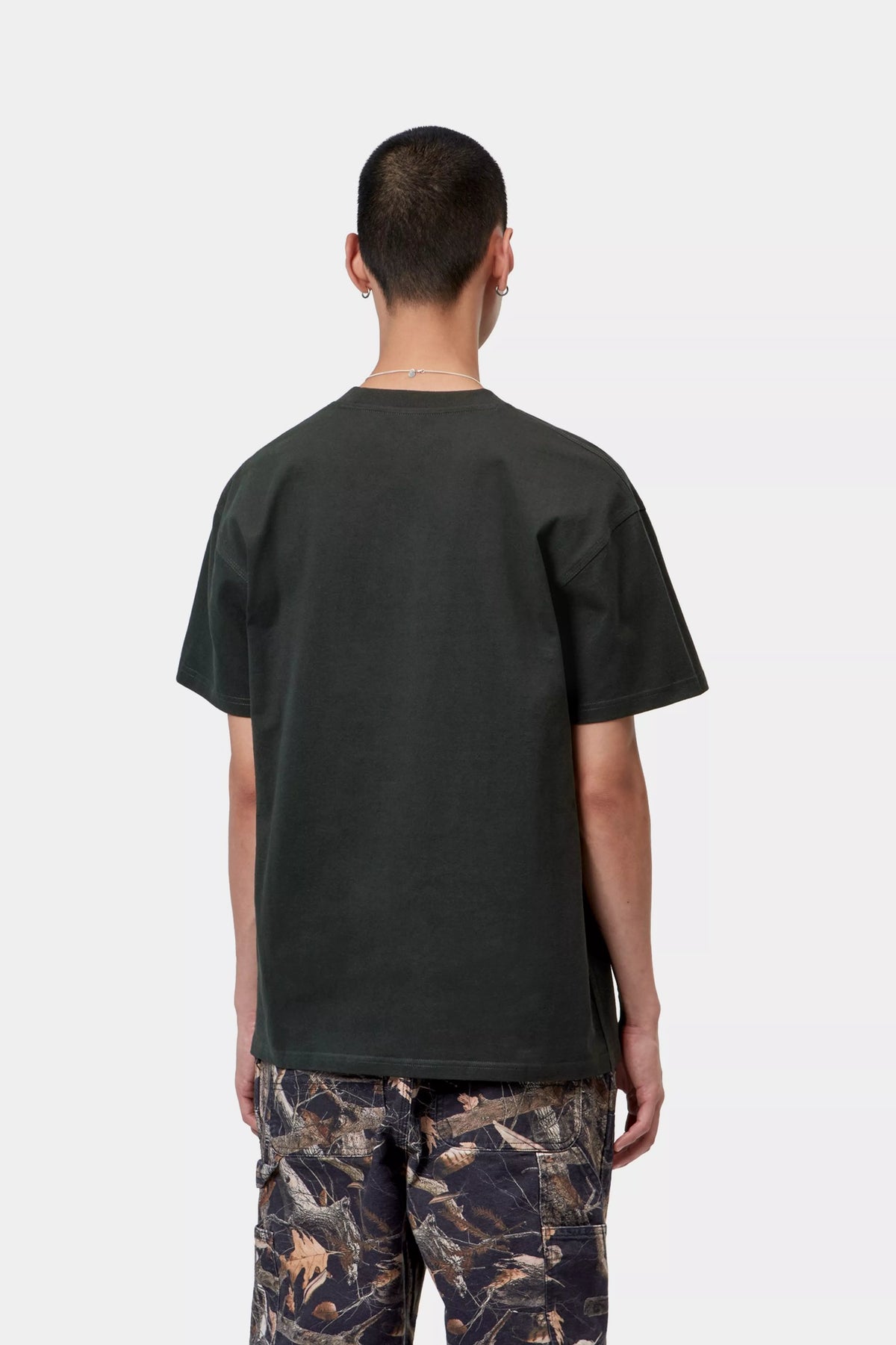 CARHARTT WIP American Script T-Shirt in Raven Green