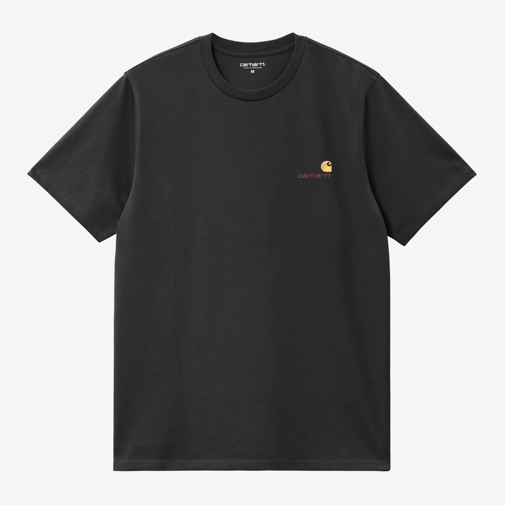 CARHARTT WIP American Script T-Shirt in Raven Green