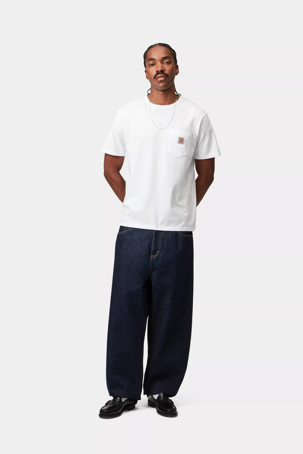 CARHARTT WIP Pocket T-Shirt in WHITE