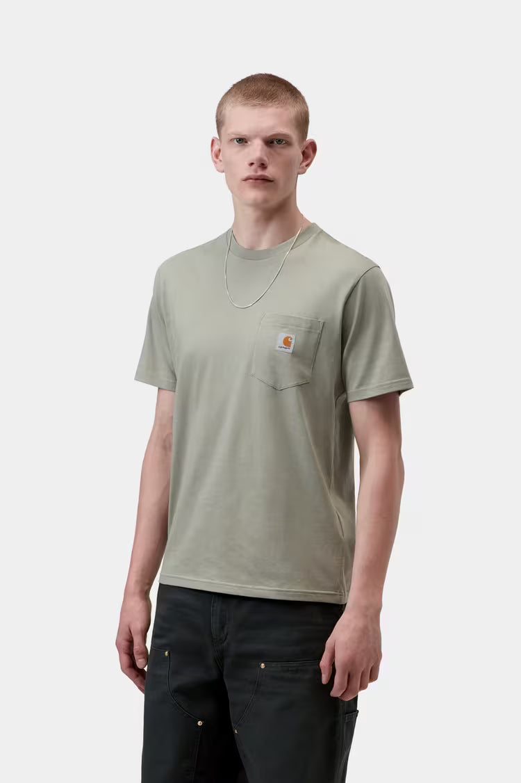 CARHARTT WIP Pocket T-Shirt in Shady Green