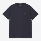 CARHARTT WIP Script T-Shirt in Dark Navy
