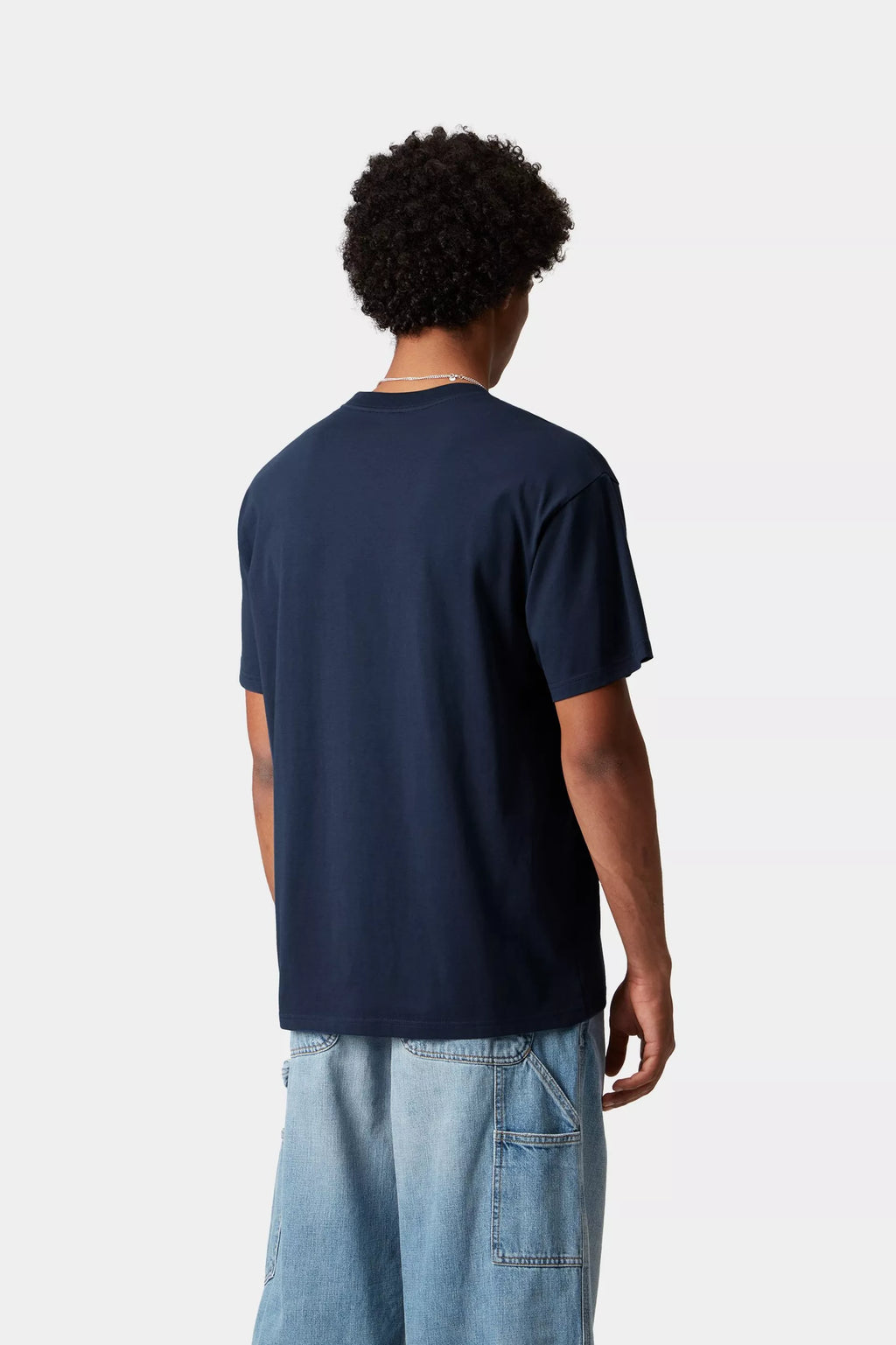 CARHARTT WIP Script T-Shirt in NAVY
