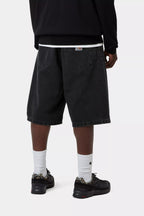 CARHARTT WIP Landon Short in Stone Washed Black