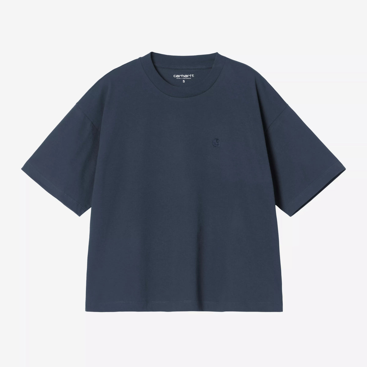 Womens CARHARTT WIP Chester T-Shirt in Blue