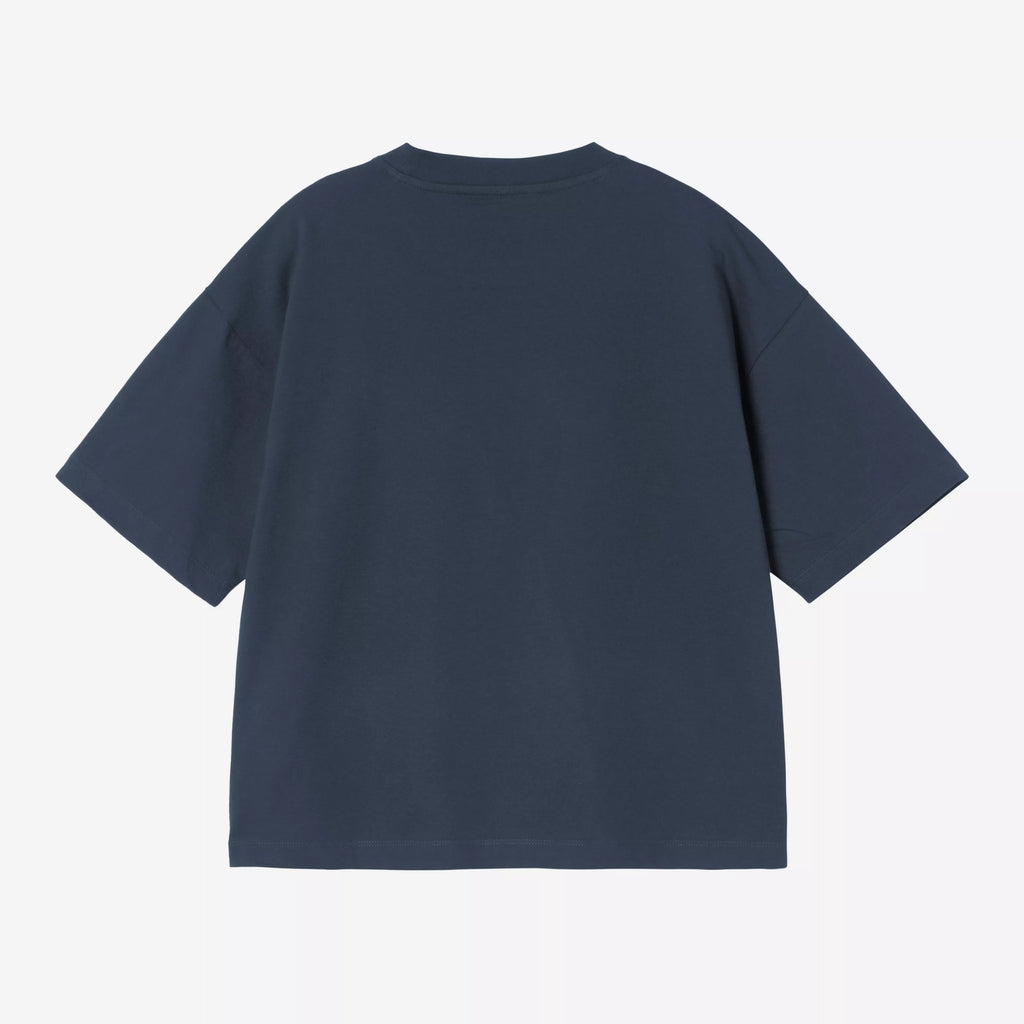 Womens CARHARTT WIP Chester T-Shirt in Blue
