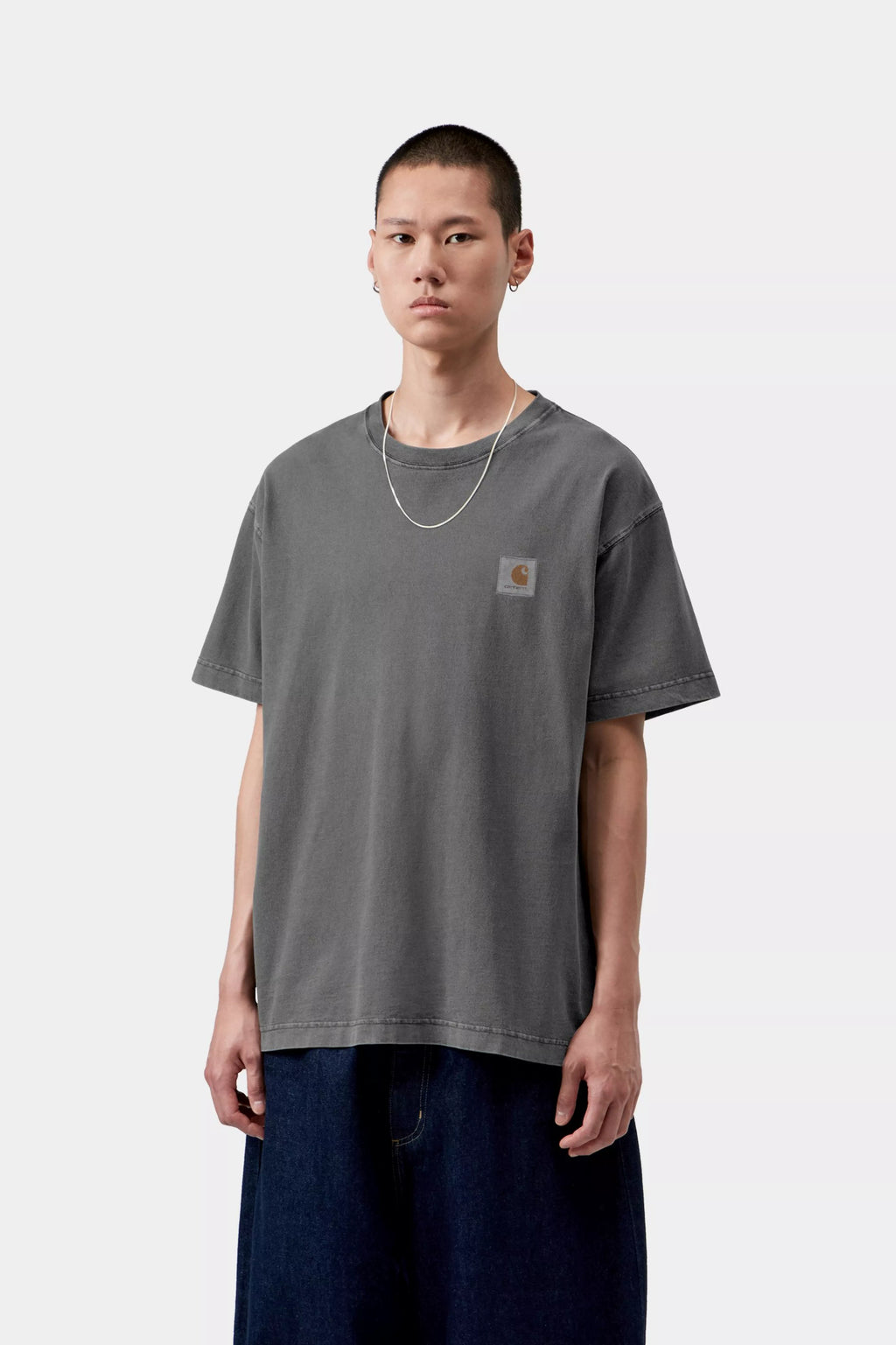 CARHARTT WIP Vista T-Shirt in Faded Black