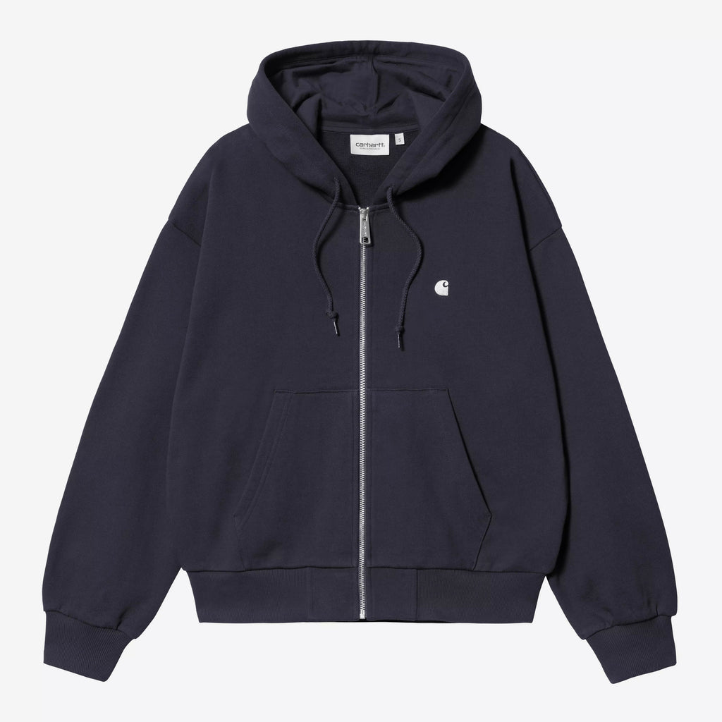 Womens CARHARTT WIP Hooded Casey Jacket in Dark Navy