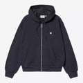 Womens CARHARTT WIP Hooded Casey Jacket in Dark Navy