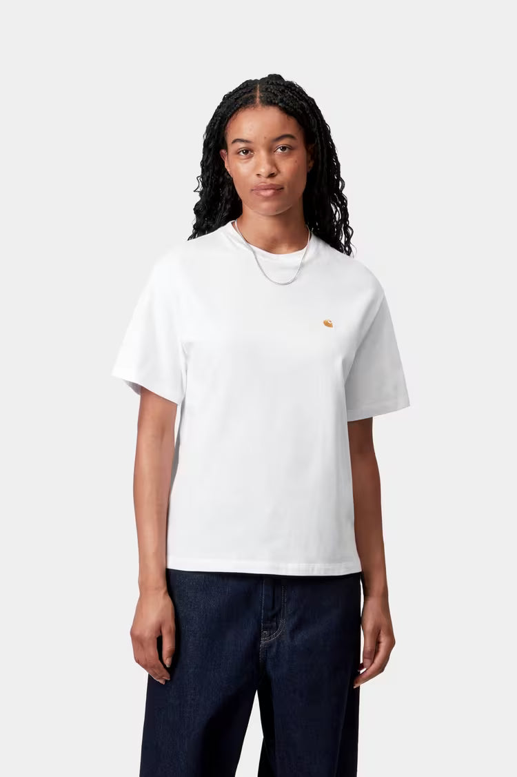 Women's CARHARTT Chase T-Shirt in WHITE
