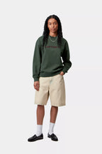 Womens CARHARTT Sweatshirt in SYCARMORE TREE / RONDO