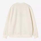 Womens CARHARTT WIP Embroidered Sweatshirt in Off White