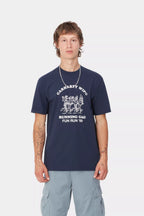 CARHARTT WIP Fun Run T-Shirt in NAVY