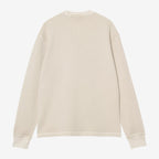 CARHARTT WIP Vista Waffle Long Sleeve T-Shirt in Cream