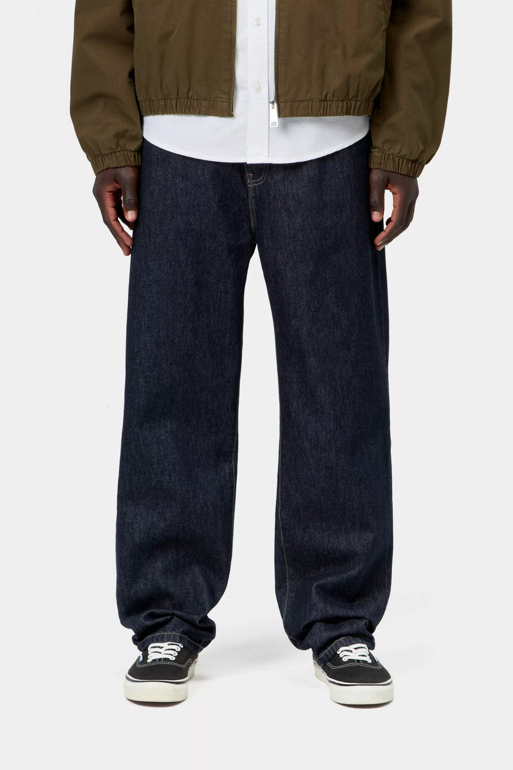 CARHARTT WIP Aaron Pant in Rinsed Blue