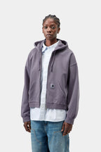 Women's CARHARTT WIP Hoggard Sweat Jacket in Shady Purple