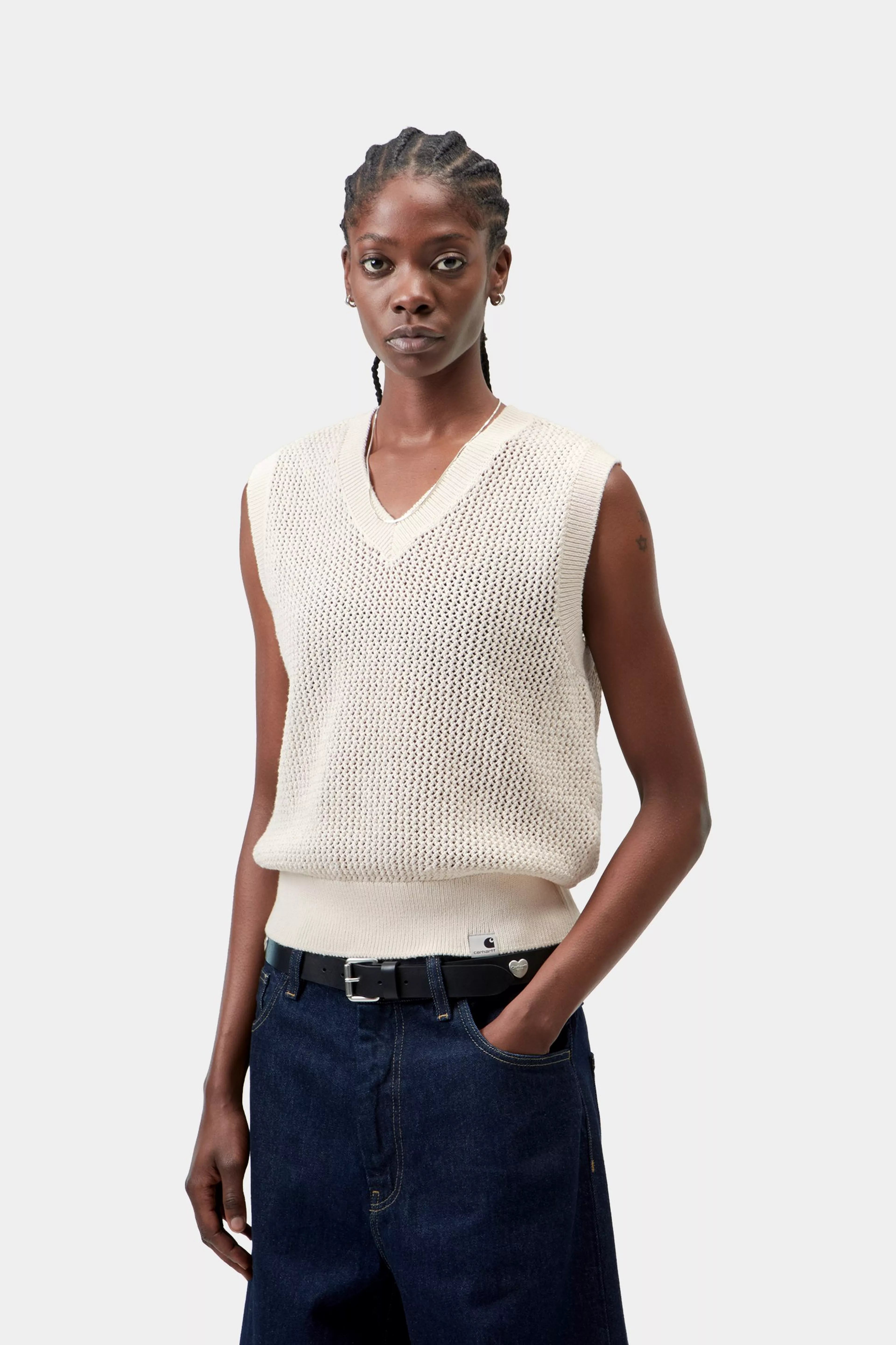 Women's CARHARTT WIP Stockton Vest in Wax