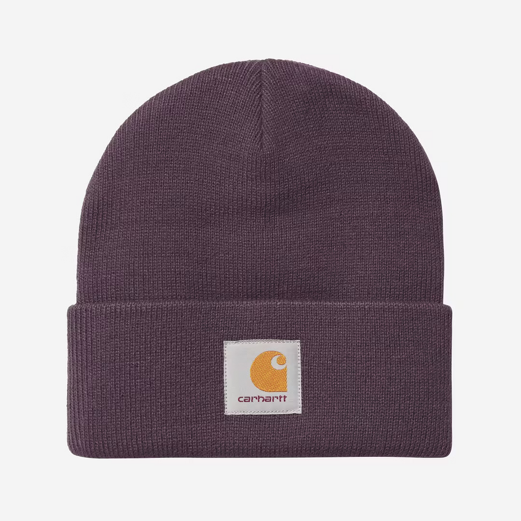 CARHARTT WIP Short Watch Hat in Cozy Purple