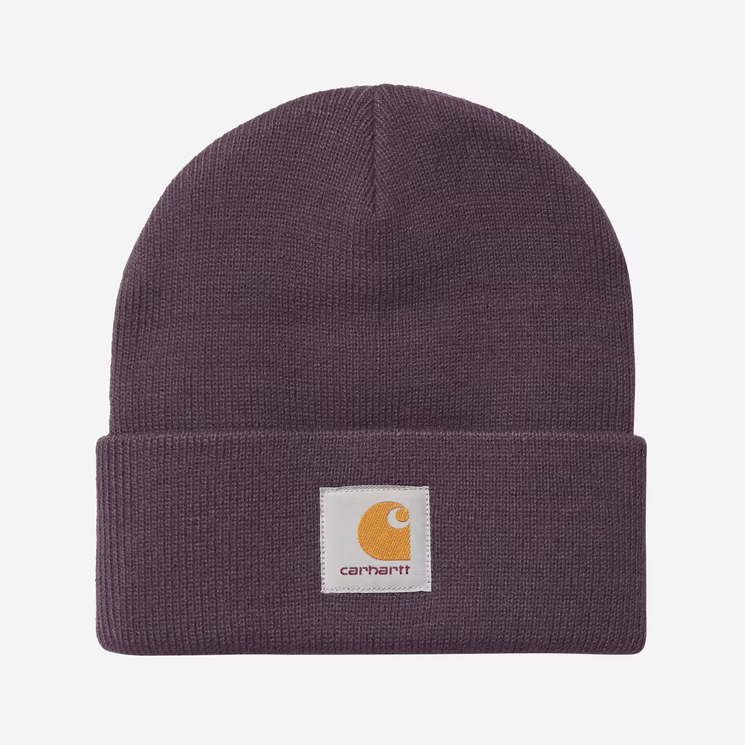CARHARTT WIP Short Watch Hat in Cozy Purple