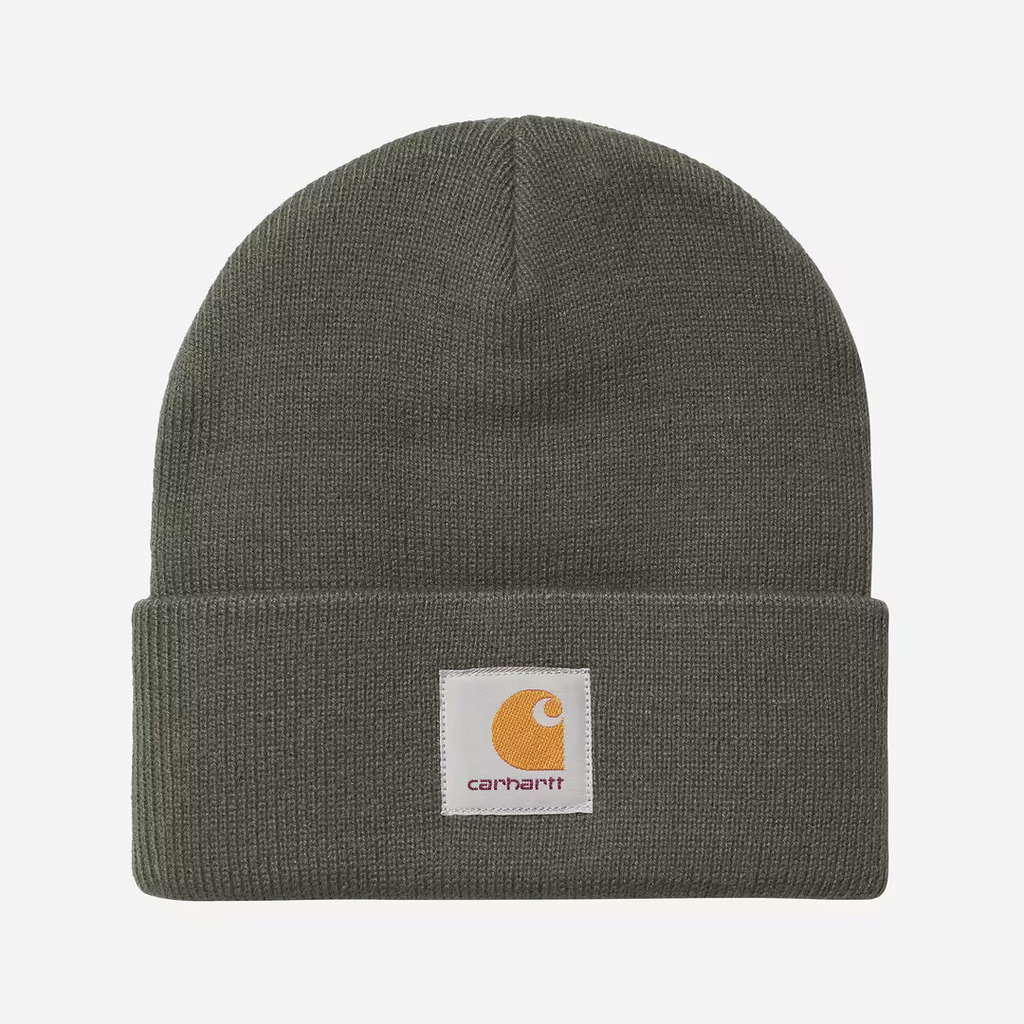 CARHARTT WIP Short Watch Beanie in Shungite Green