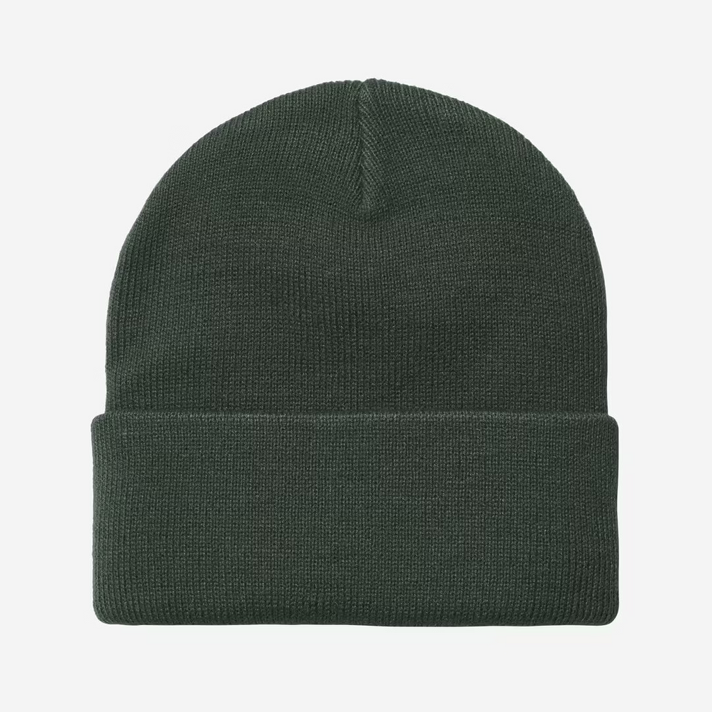 CARHARTT WIP Short Watch Beanie in Dark Scarab Green