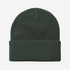 CARHARTT WIP Short Watch Beanie in Dark Scarab Green