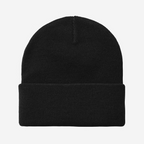 CARHARTT WIP Short Watch Beanie in Black