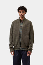 CARHARTT WIP Curtis Sweater Jacket in Tangled Shungite