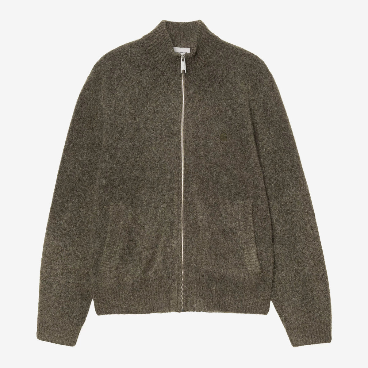 CARHARTT WIP Curtis Sweater Jacket in Tangled Shungite