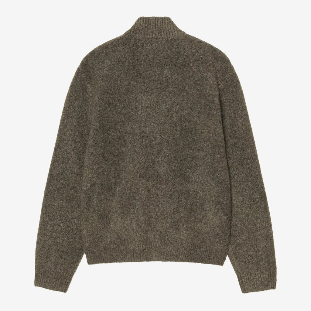 CARHARTT WIP Curtis Sweater Jacket in Tangled Shungite