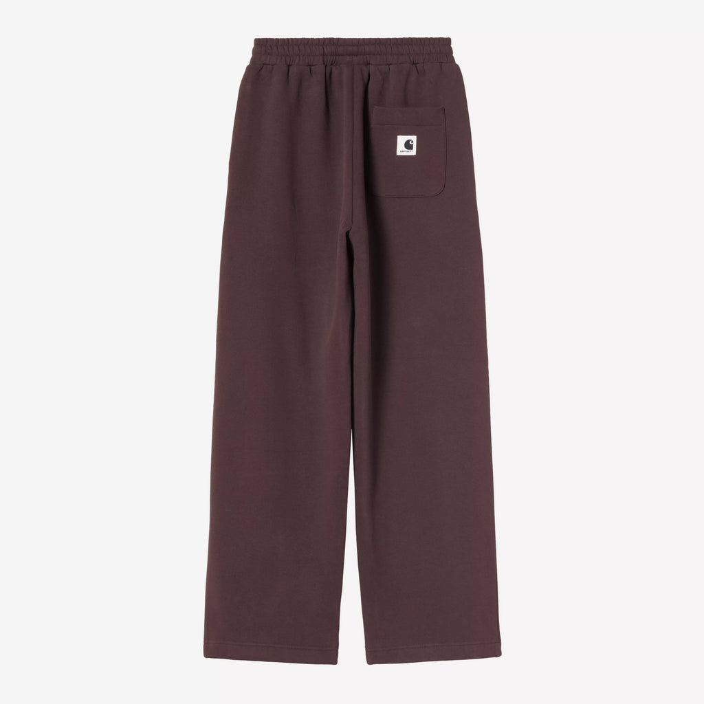 Womens CARHARTT WIP Cassie Straight Leg Sweat Pants in Brown