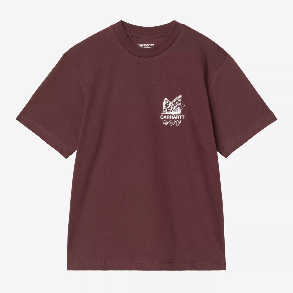 Womens CARHARTT WIP Silver Cups T-Shirt in Brown